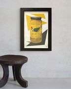 Untitled Abstract Figurative (Sweet Mustard Pickles) by Unknown Artist (Initialed MG)