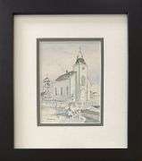 Untitled Church by Wally Brants (1909-1998)
