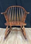 Mid-Century Maple Rocking Chair