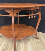 Clover Leaf Table with Shelf