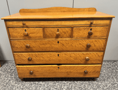 Victorian Satin Birch Chest of Drawers