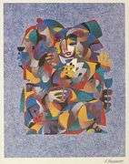 Untitled Figurative Abstract by A. Krasnyansky