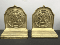 'City of Corner Brook' Brass Bookends