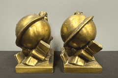 Celestial Globe-gazing Bookends