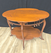 Clover Leaf Table with Shelf