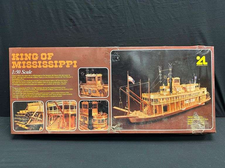 “King of the Mississippi” Model Ship - Bartlett Auctions Inc.
