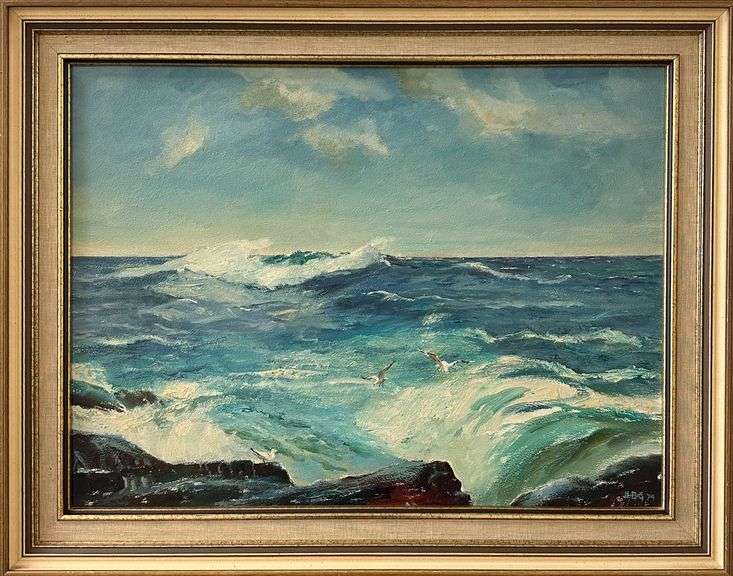 Untitled Seascape by Harold Berwick Goodridge (1901-1989)