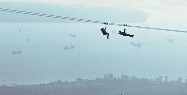 Grouse Mountain Zipline Tour + Mountain Admission for 2 Adults