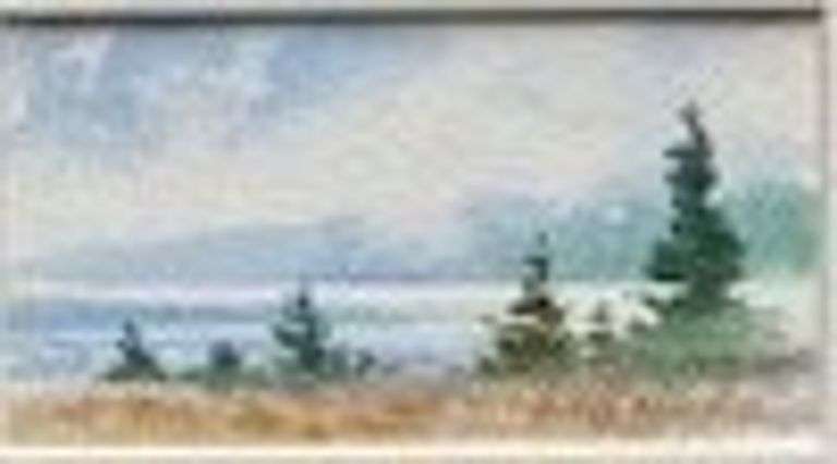 Untitled Landscape by Lloyd Pretty (1944-2020)