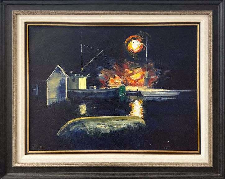 Untitled Night Scene by Brenda McLellan