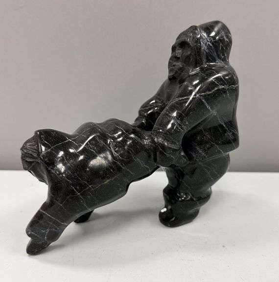 Traditional Inuit Wheelbarrow Racing by Tom Jararuse