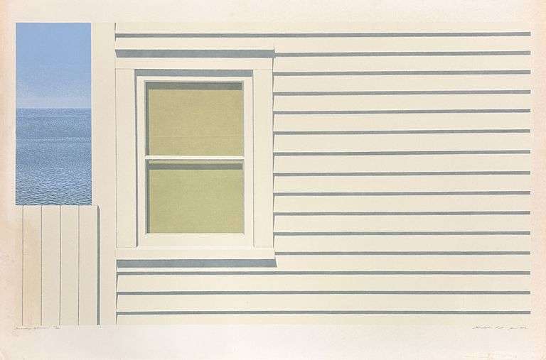 'Sunday Afternoon' by Christopher Pratt RCA (1935-2022)