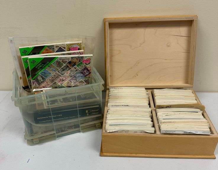 Postcards and Stamps +