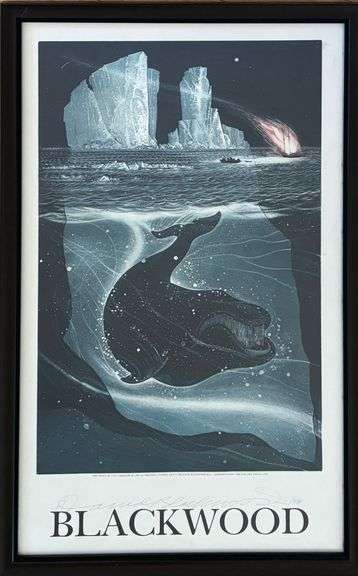 Fire down on the Labrador signed by David Blackwood