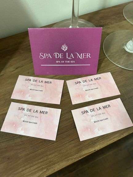 $100 Spa Credit for Spa De La Mer