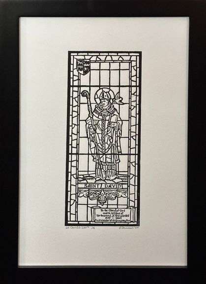 St. David's window by Dr. Stephen Bruneau