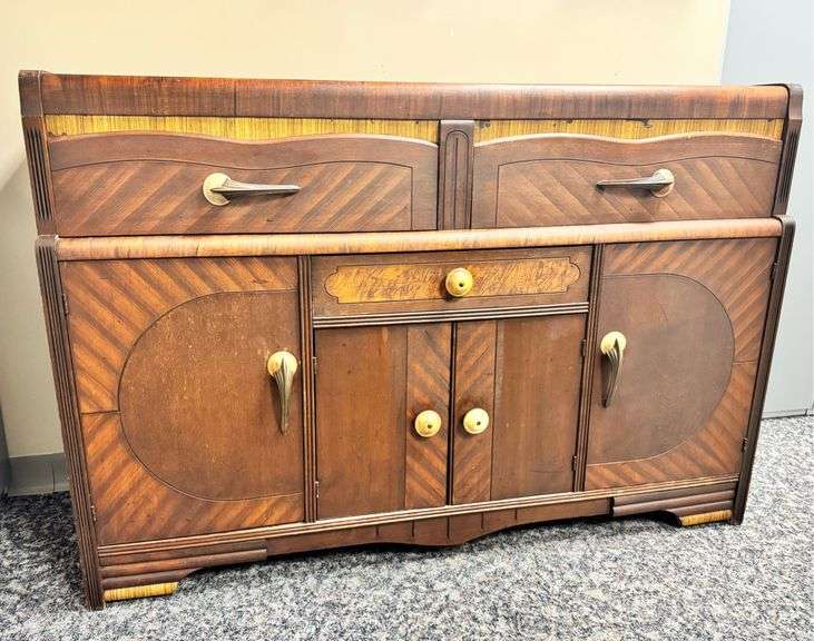 Art Deco Style Waterfall Hutch