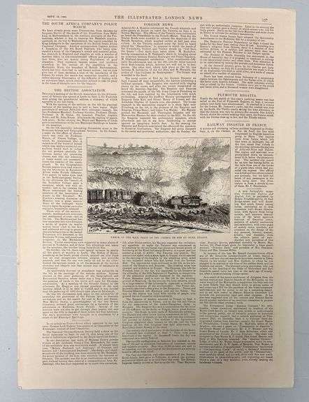 * Icebergs in the Strait of Belle Isle, Newfoundland from Illustrated London News – Sept. 13, 1890