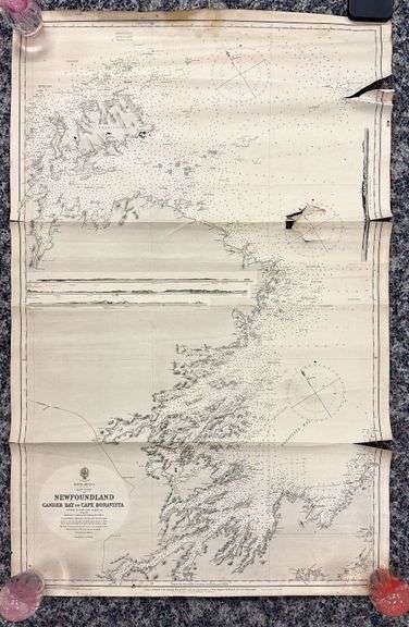 * Gander Bay to Cape Bonavista, 1873 (1907), UK Admiralty