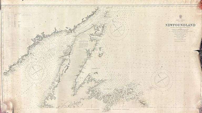 * Newfoundland - Northern Portion, 1903 (1917), UK Admiralty
