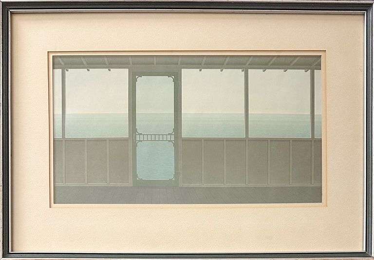 'Cottage Interior' by Christopher Pratt RCA (1935-2022)