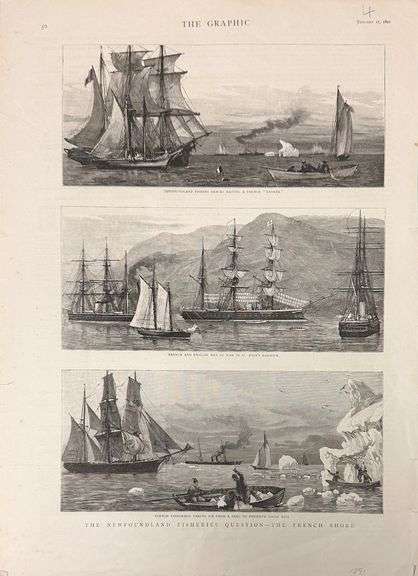 * The Newfoundland Fisheries Question – The French Shore from The Graphic, January 17, 1891