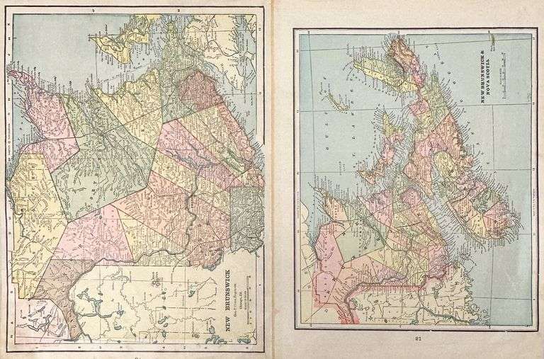* New Foundland by George F Cram, c.1898