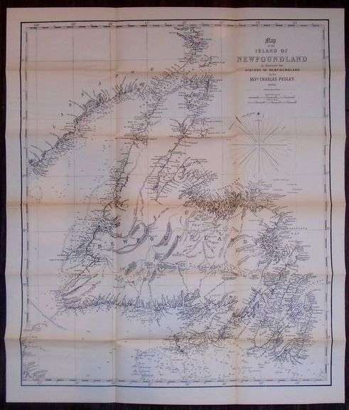 * The History of Newfoundland by Rev. Charles Pedley, 1863 with map
