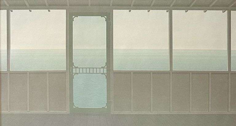'Cottage Interior' by Christopher Pratt RCA (1935-2022)
