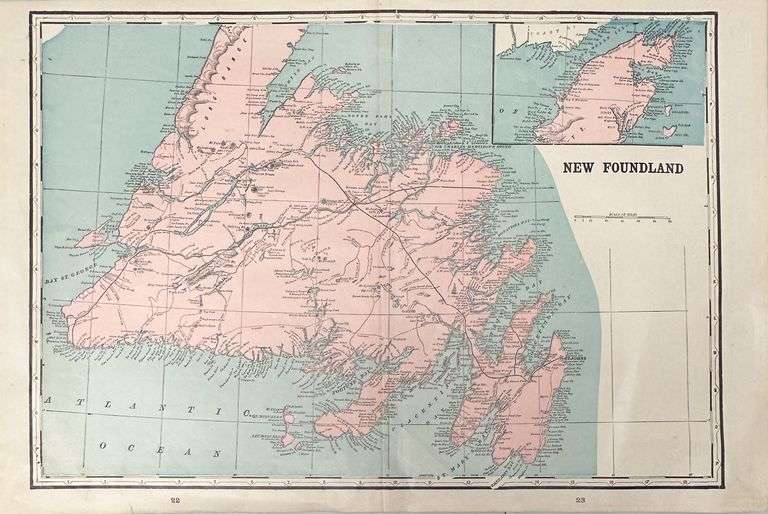 * New Foundland by George F Cram, c.1898
