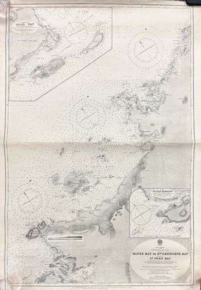 * Hawke Bay to St. Genevieve Bay including St. John Bay, 1913 (1913), UK Admiralty