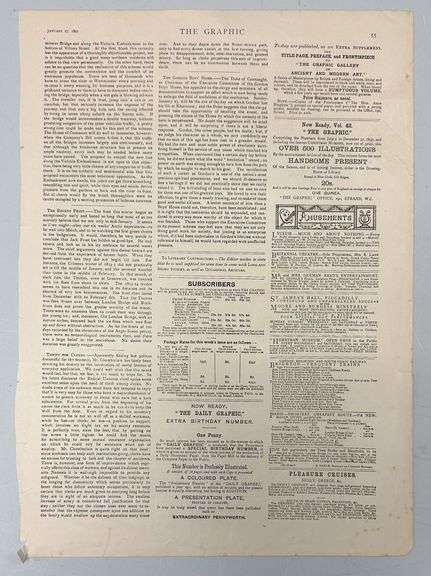 * The Newfoundland Fisheries Question – The French Shore from The Graphic, January 17, 1891