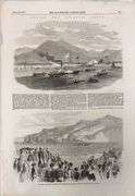 * Laying the Atlantic Cable from Illustrated London News - August 22, 1857
