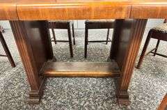 Art Deco Style Waterfall Dining Table and Chairs