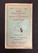 1947 Road Map of the Avalon and Bonavista Peninsulas