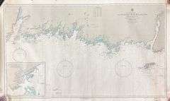 * La Poile Bay to Ramea Islands, 3rd Edition – 1946, US Navy