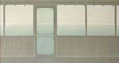 'Cottage Interior' by Christopher Pratt RCA (1935-2022)