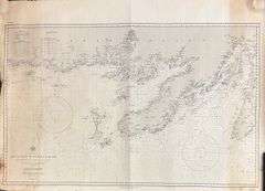 * South Coast of Newfoundland from the Burgeo Islands to Cape St. Mary, 20th Edition 1943, US Navy