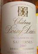 2007 Chateau Doisy Daene Cru Classe en 1855