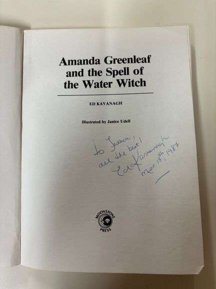 Amanda Greenleaf and the Spell of the Water Witch by Ed Kavanagh (Illustrated by Janice Udell)
