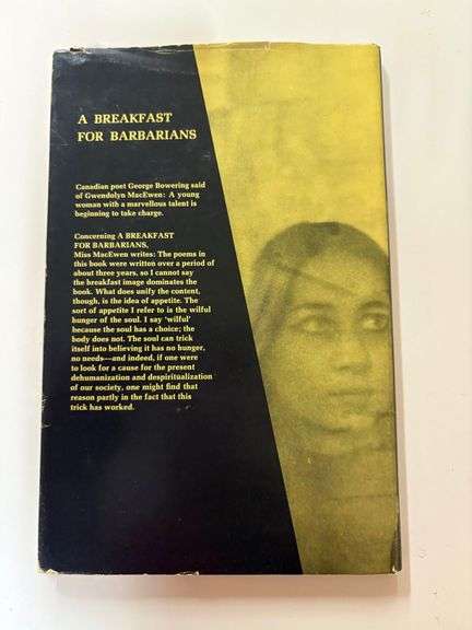A Breakfast For Barbarians by Gwendolyn MacEwen