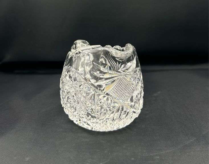 Pinwheel Crystal Cream and Sugar Set
