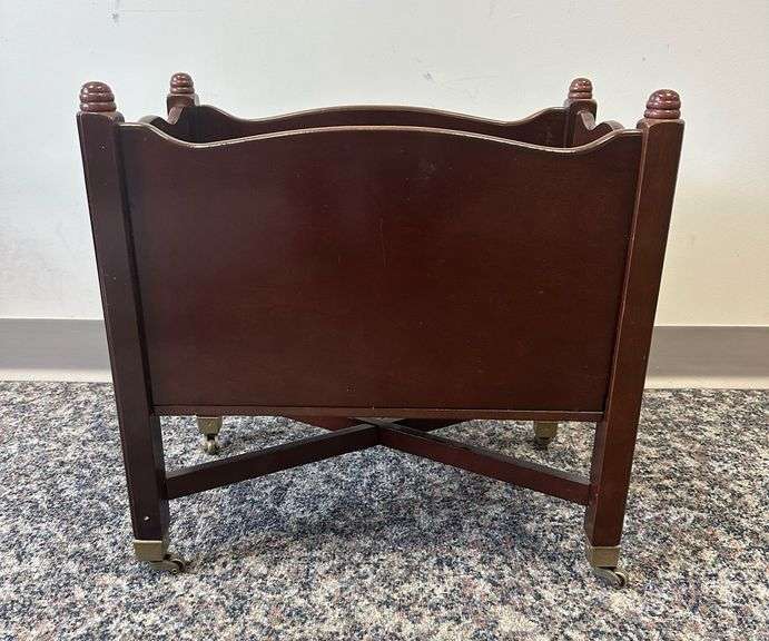 Mahogany Magazine Rack