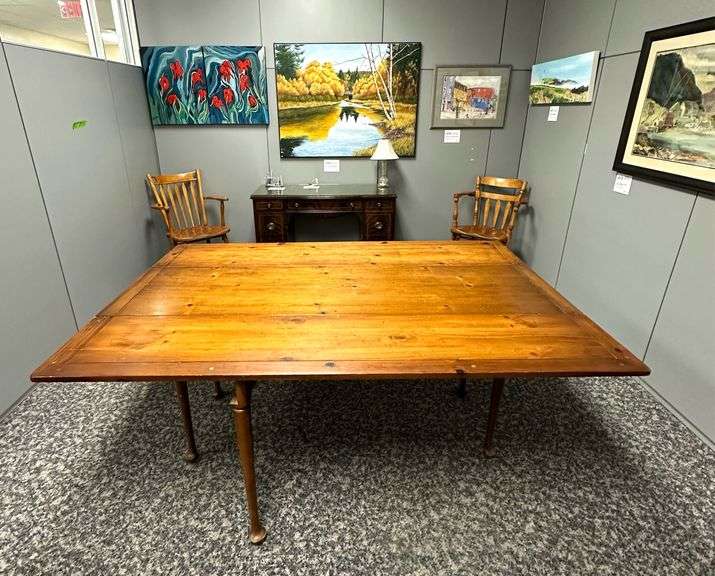 Double Drop-Leaf Double Gate-Leg Country Table