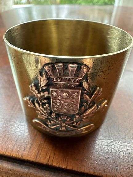Battle of the Somme napkin ring, see description