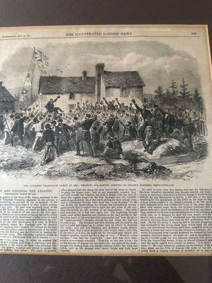 The Atlantic Telegraph Cable of 1865, see Description