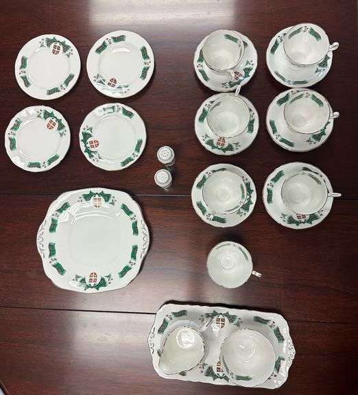 23 Piece Royal Adderley 'Tartan' China Set (H1391)
