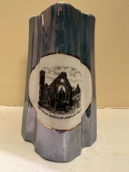 Presbyterian Church St. John's N.F. July 1892 Pitcher 5.25 in