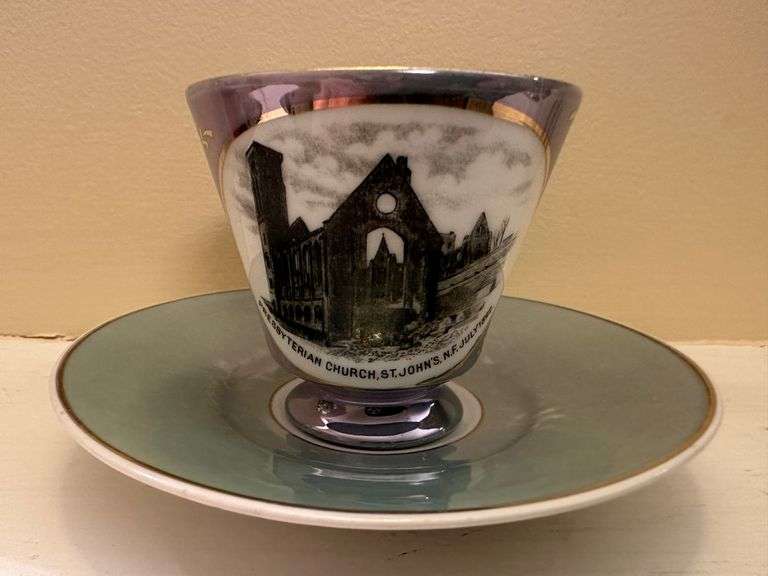 Presbyterian Church St. John's, N.F. July 1892 cup and saucer