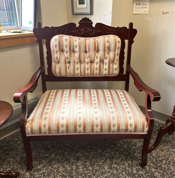 Vintage Oversized Upholstered Armchair